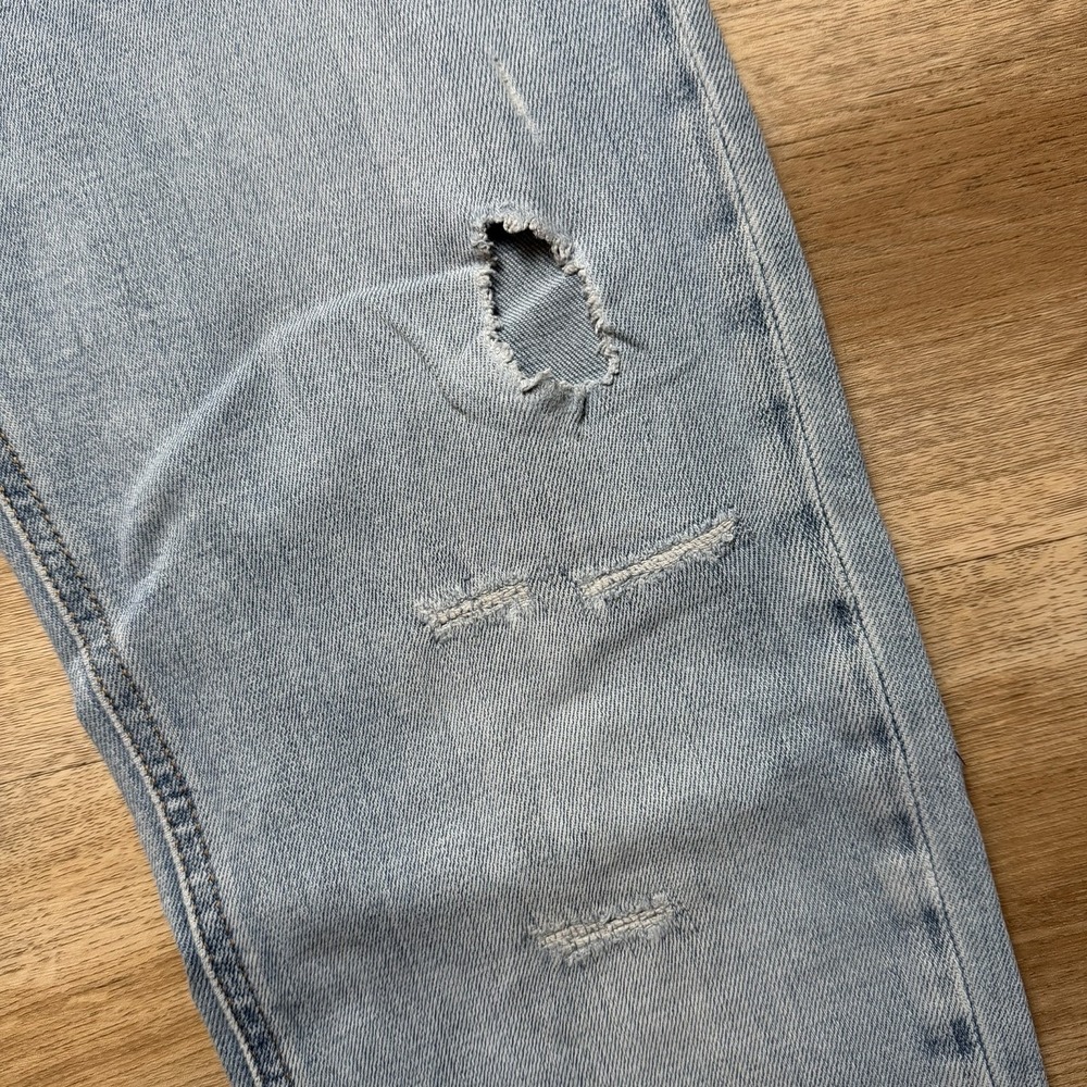 Diesel Sleenker Jeans Men 28x32 Blue Slim Skinny Stretch Light Wash Thrash 086AT - Picture 6 of 16